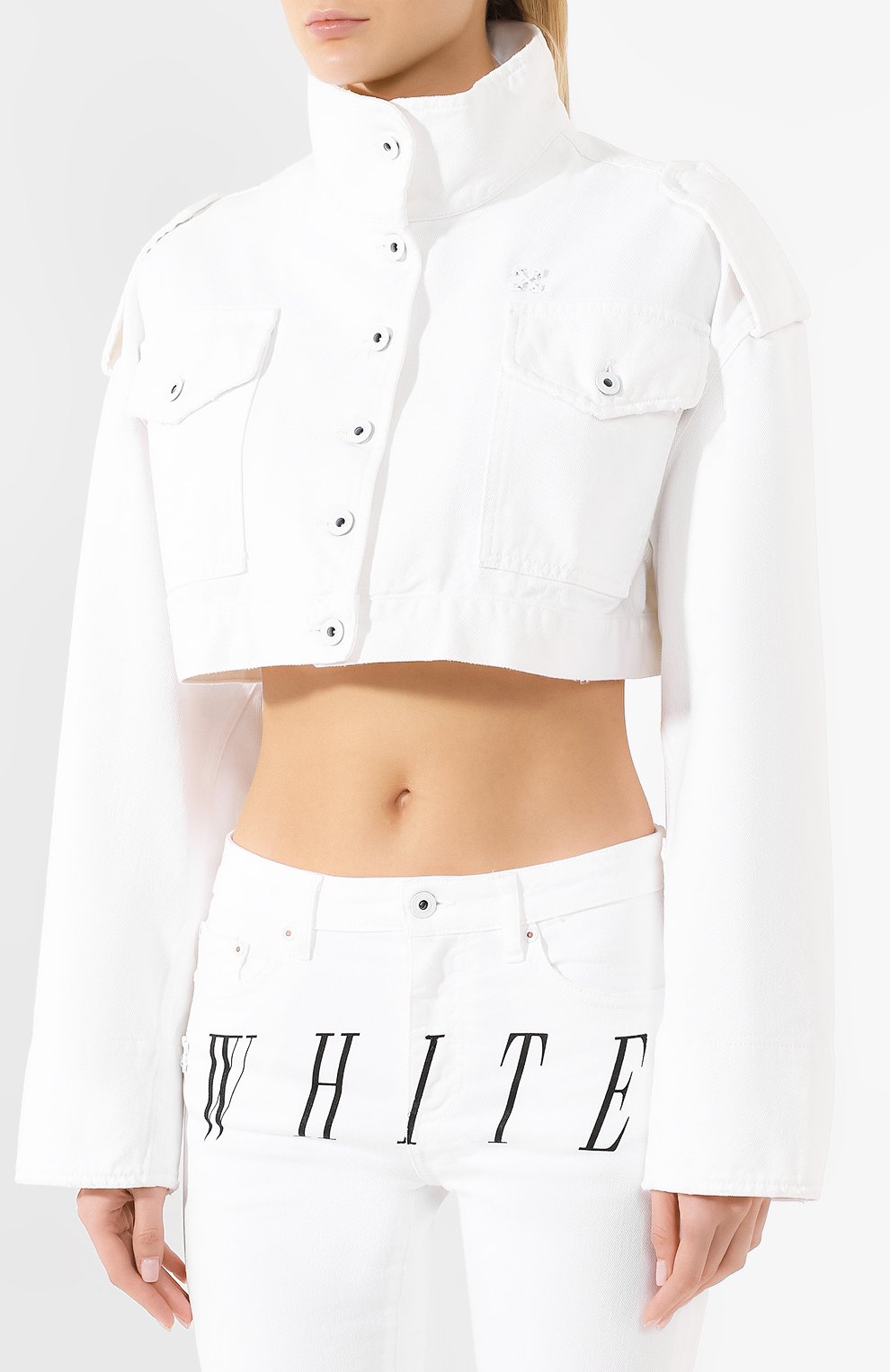 Джинсовая куртка OFF-WHITE, арт. 0WYE010S19D620460110, фото 3