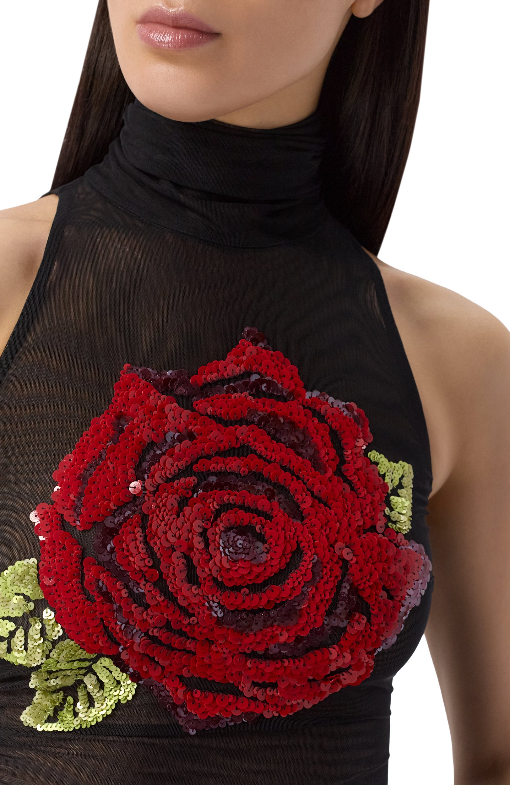 Топ BLUMARINE черного цвета по цене 77800 руб., арт. RF6225/J0001, фото 5 Топ BLUMARINE, арт. RF6225/J0001, фото 5