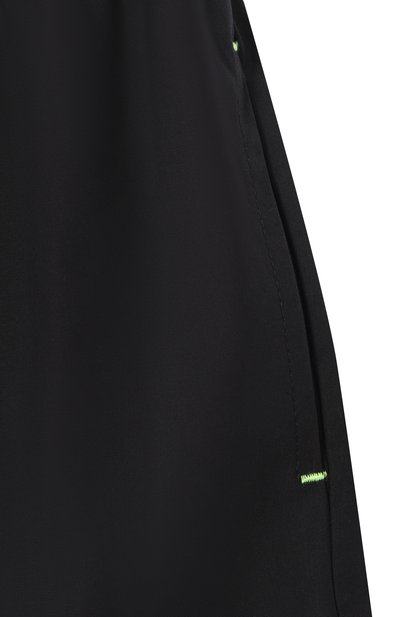 Хлопковые шорты MSGM KIDS черного цвета по цене 8995 руб., арт. S6MSJBBE190, фото 3 Хлопковые шорты MSGM KIDS, арт. S6MSJBBE190, фото 3