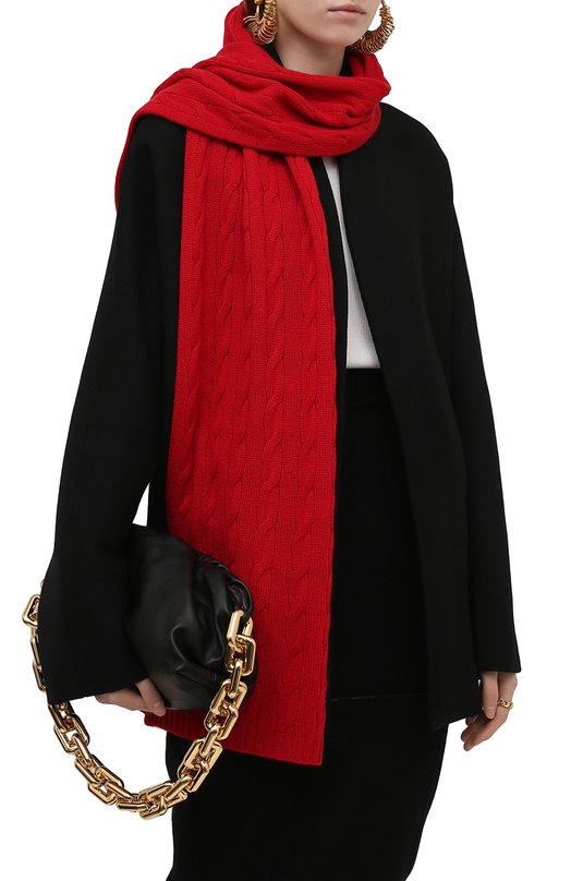 Кашемировый шарф Ralph Lauren Красный, фото 2