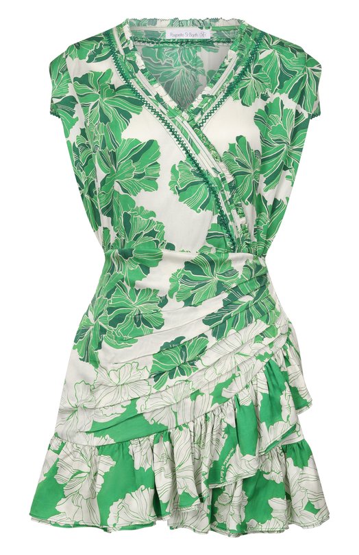 Платье из вискозы Poupette St Barth WETS26NVSFNN Зелёный WETS26NVSFNN