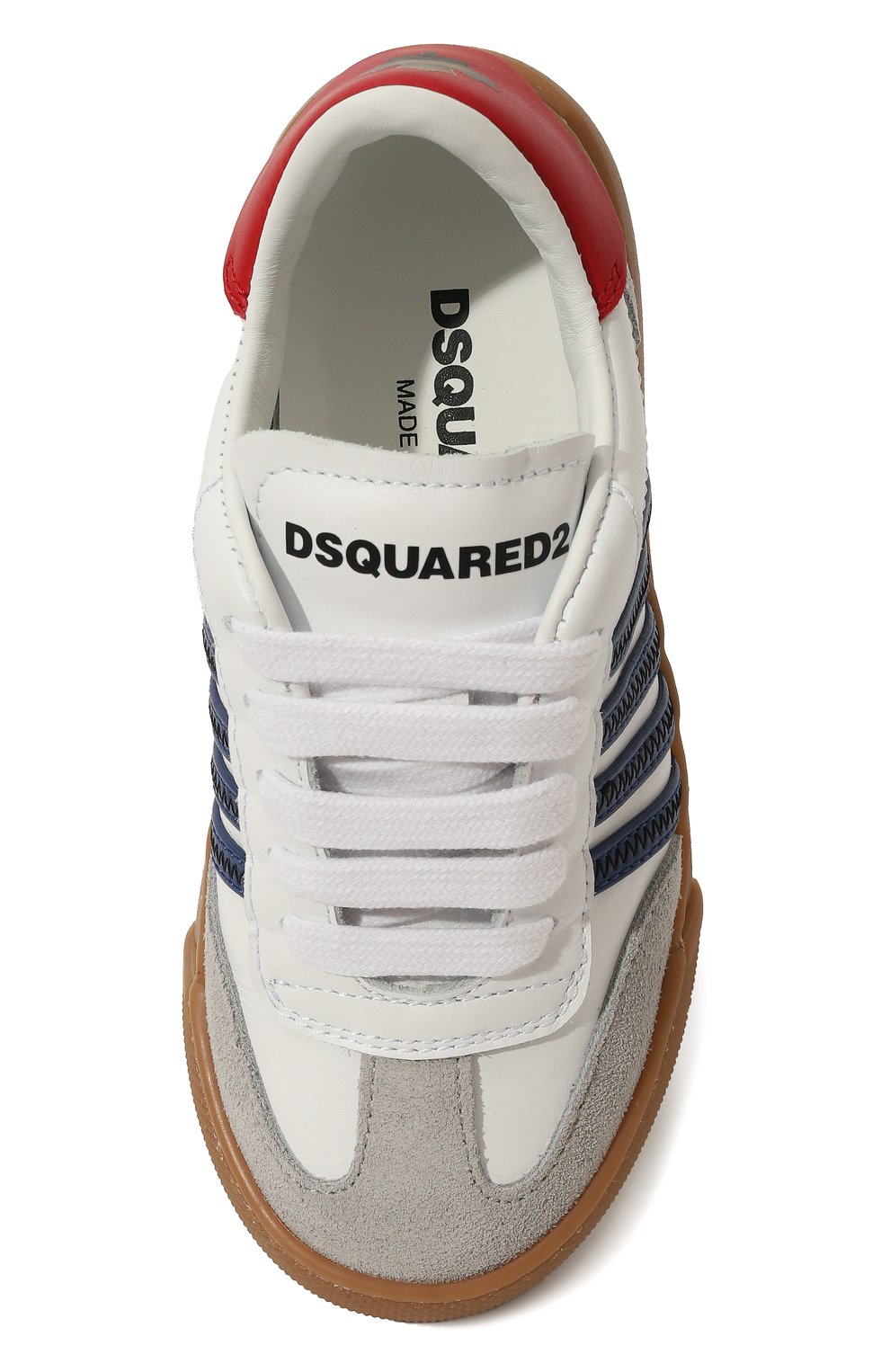 Кожаные кеды DSQUARED2, арт. 79316/29-34, фото 5