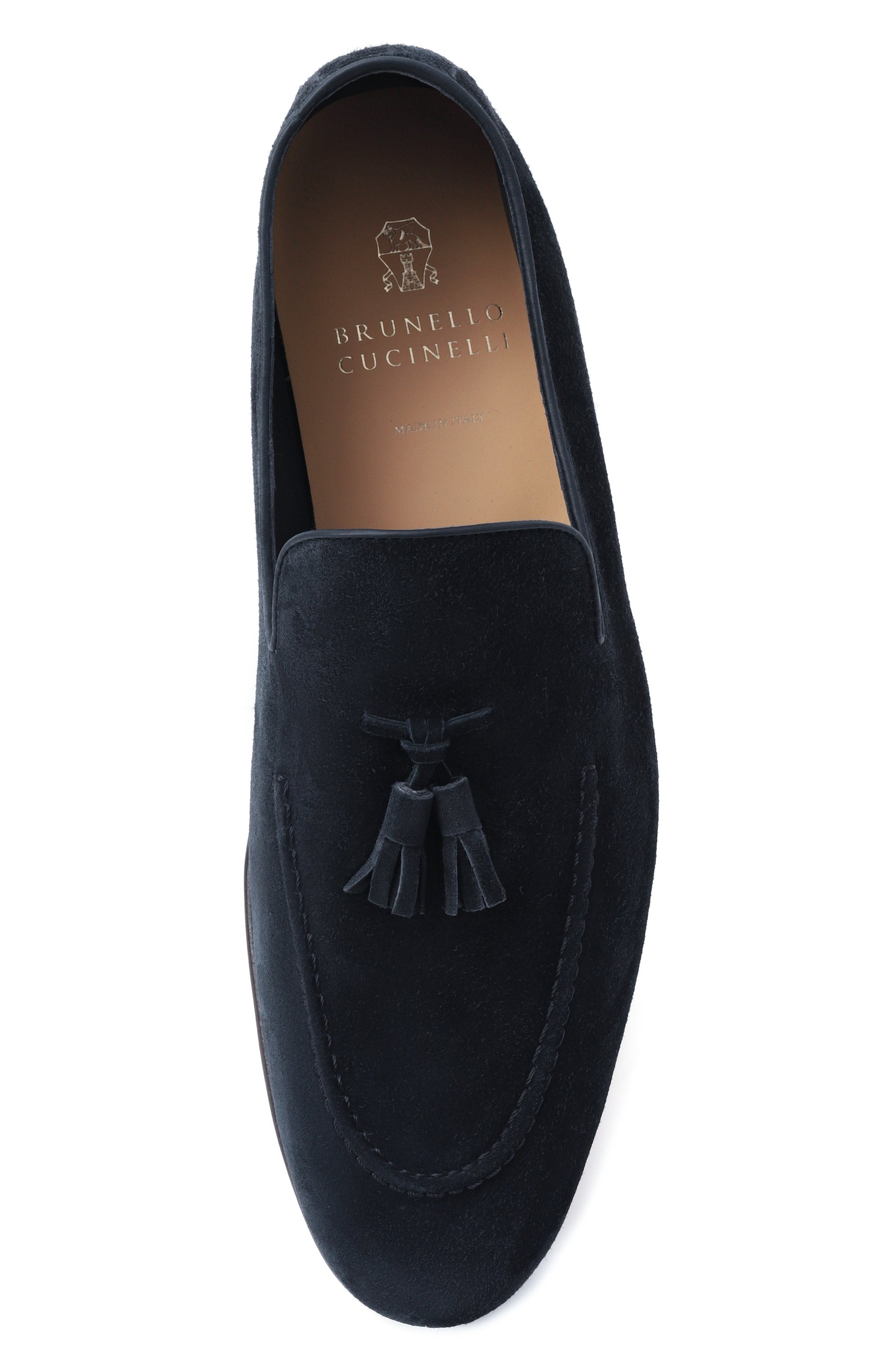 Замшевые лоферы soft BRUNELLO CUCINELLI, арт. MZUCAHG731, фото 6