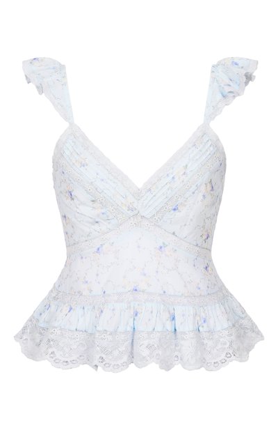 Женский хлопковый топ LOVE SHACK FANCY, арт. T1463-3017