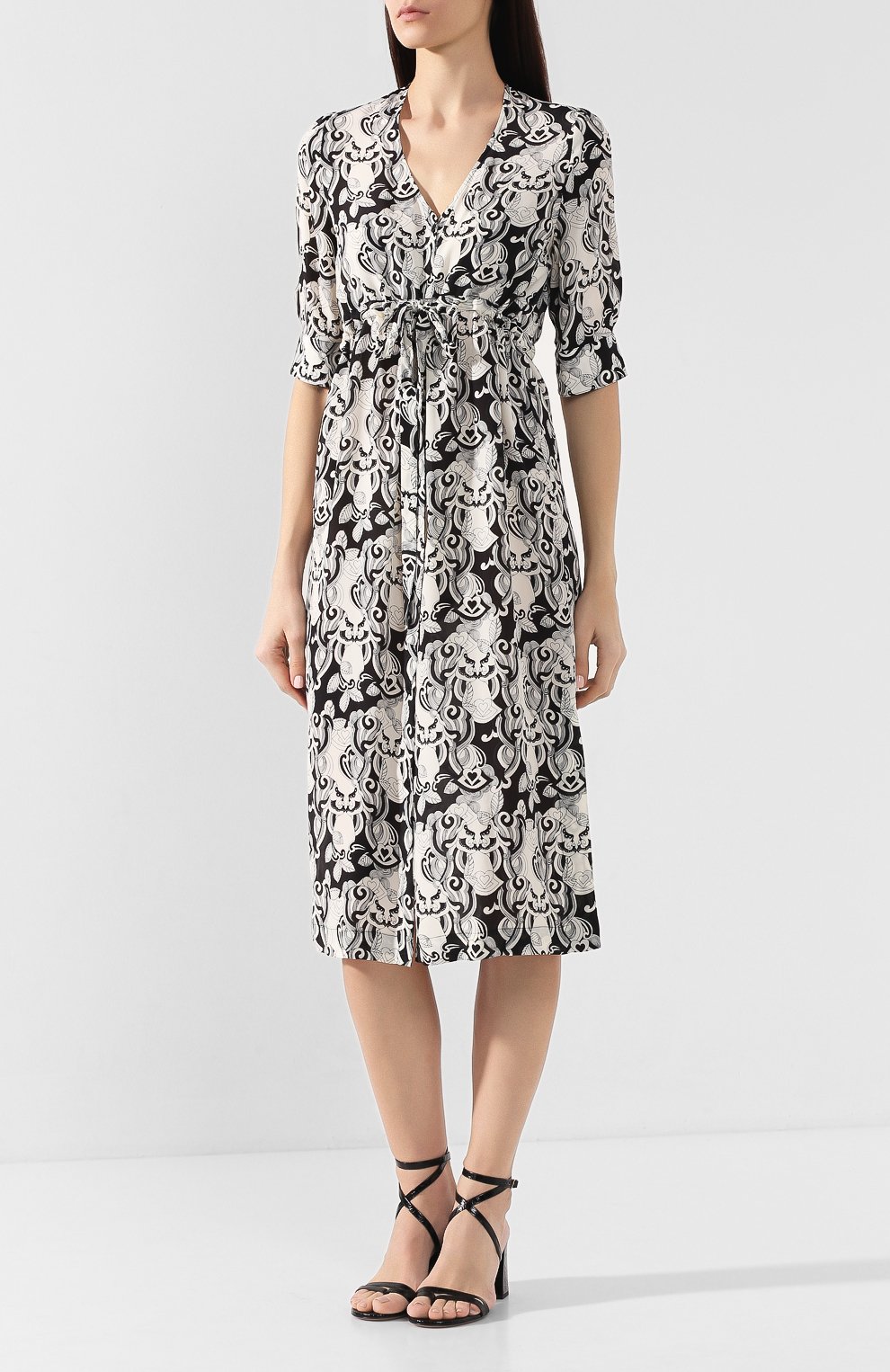 Платье из смеси вискозы и шелка SEE BY CHLOÉ, арт. CHS20SR037038, фото 3