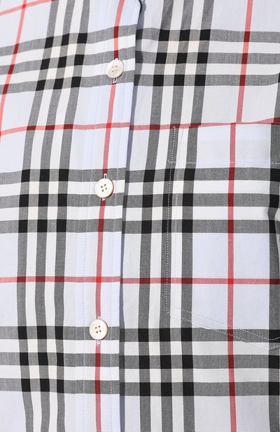 Хлопковая рубашка BURBERRY, арт. 8011835, фото 5