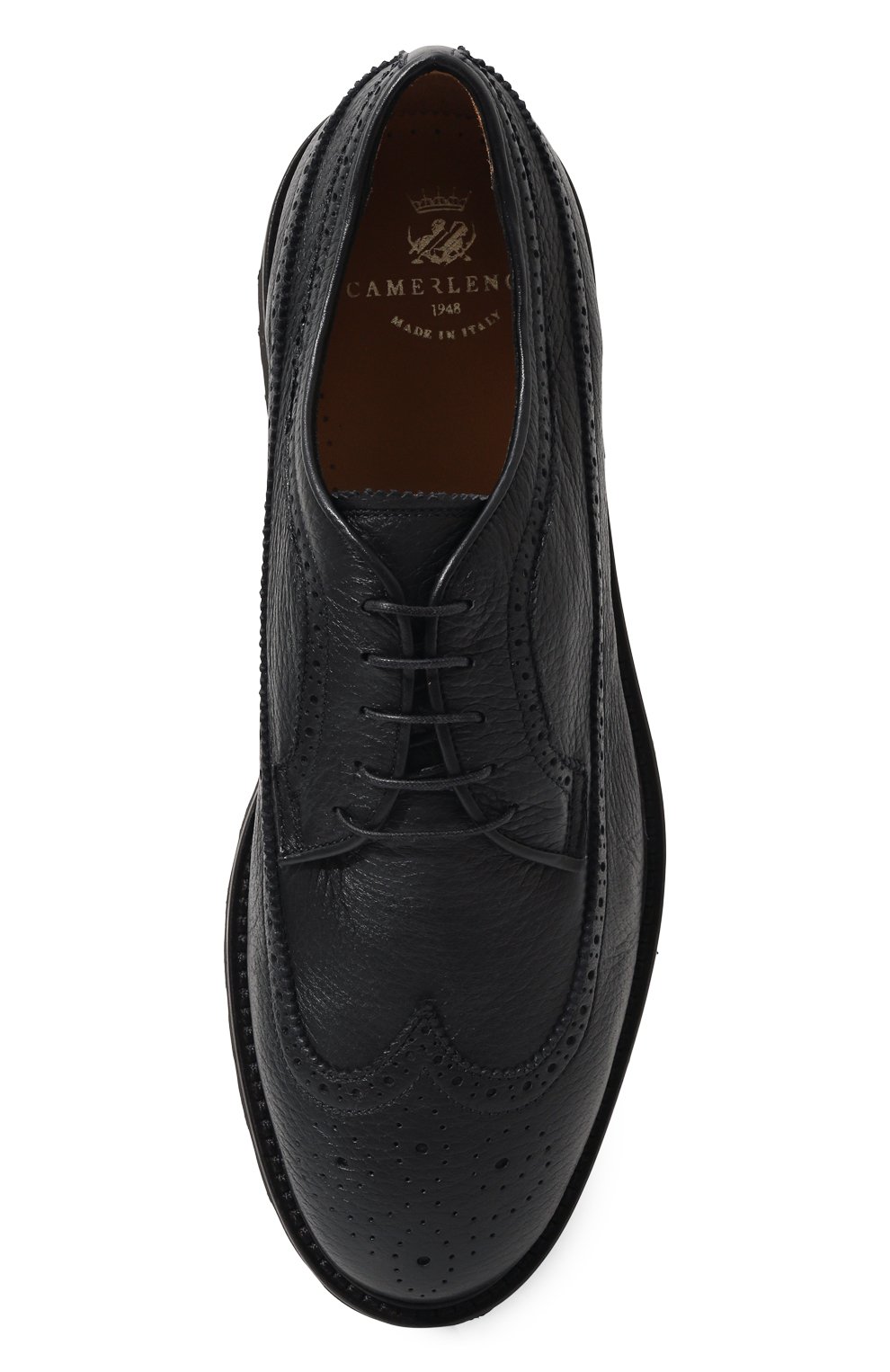 Кожаные дерби CAMERLENGO, арт. 16591/BLU, фото 6
