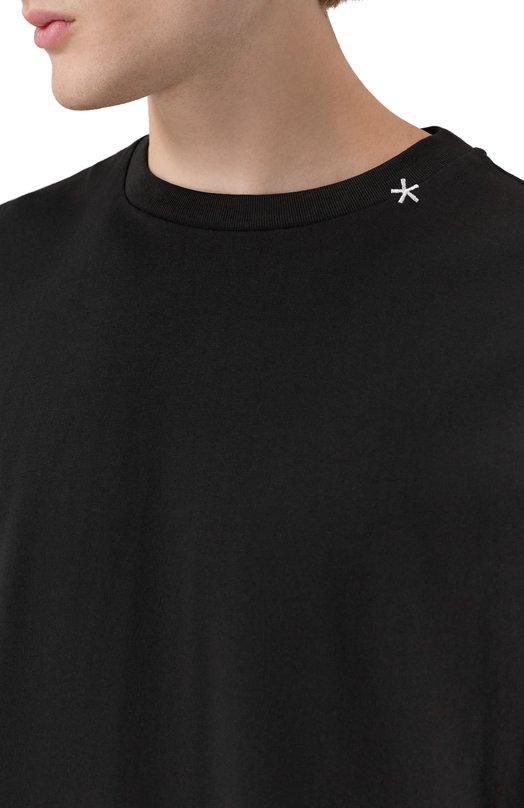Хлопковая футболка Comme des Fuckdown CFABM01851 Чёрный  CFABM01851 Фото 5