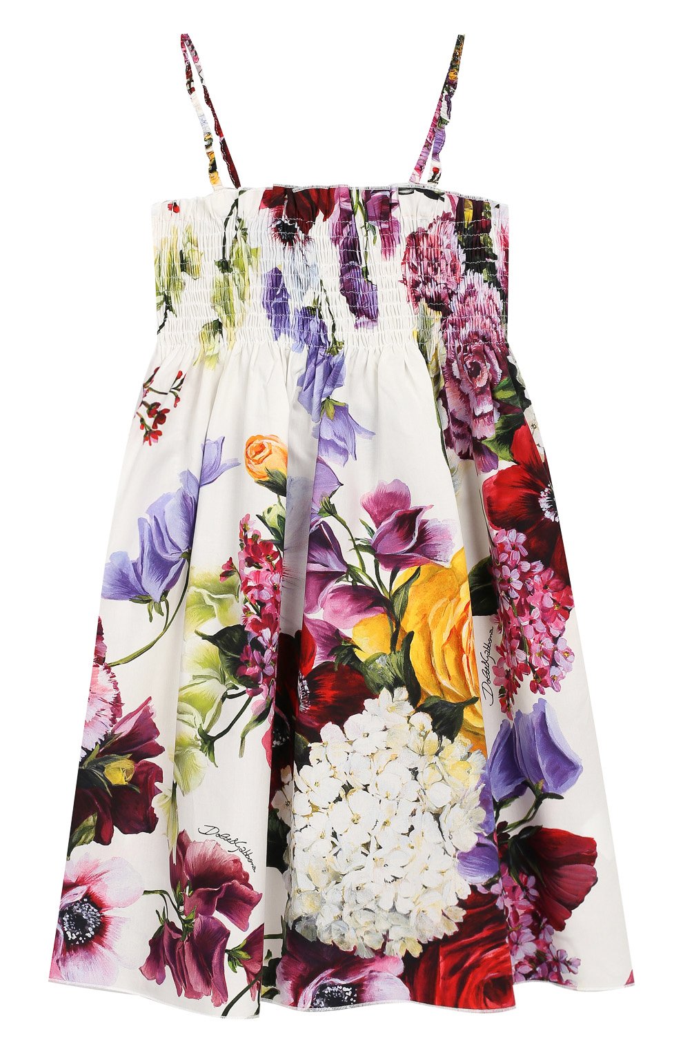 Хлопковый сарафан на тонких бретельках DOLCE & GABBANA, арт. L5JD0G/HS5CX/2-6, фото 1