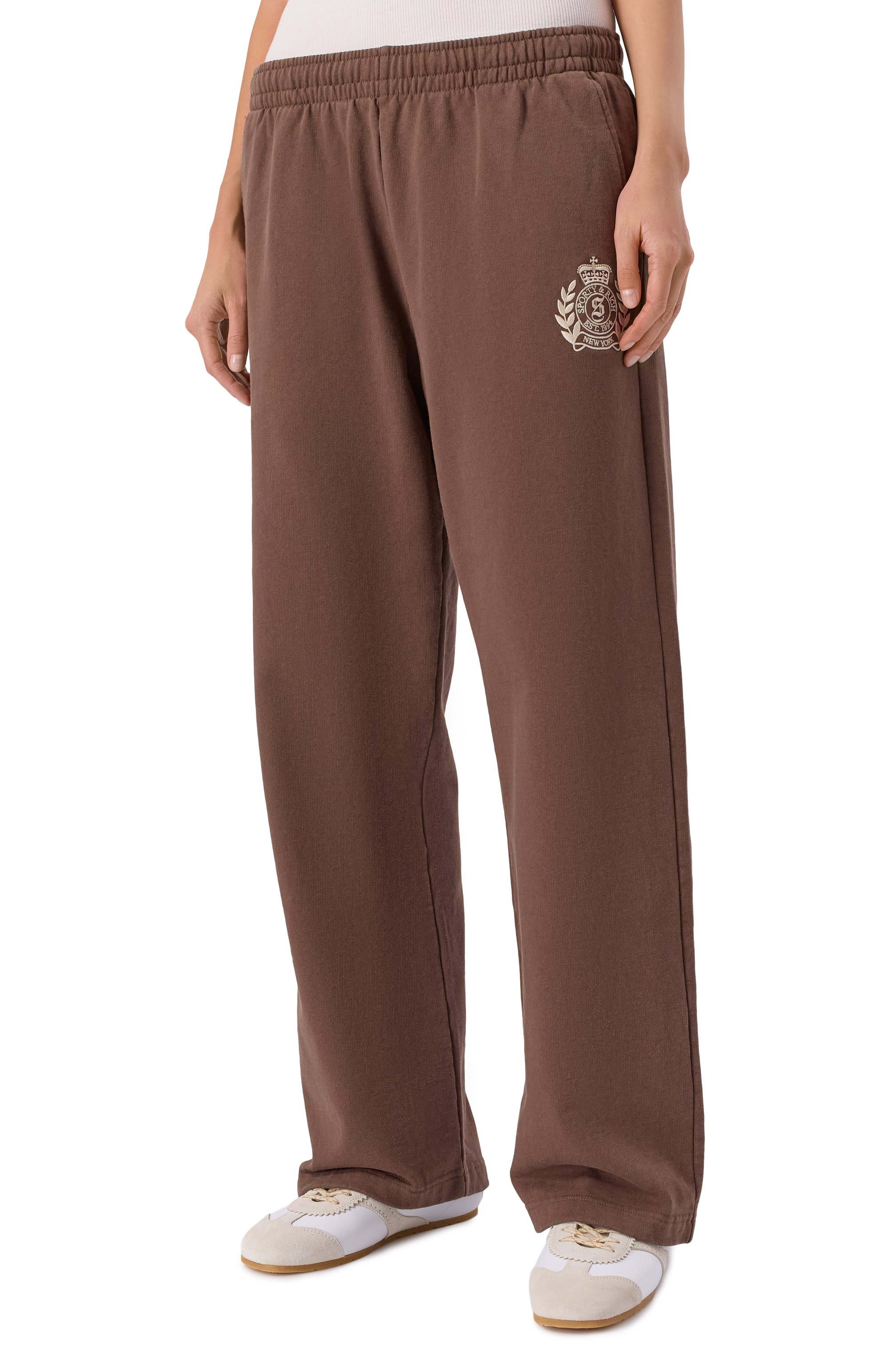 Хлопковые брюки SPORTY AND RICH, арт. PA05565243BR03, фото 3