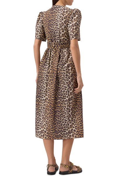 Хлопковое платье GANNI, арт. W0373/943, фото 4