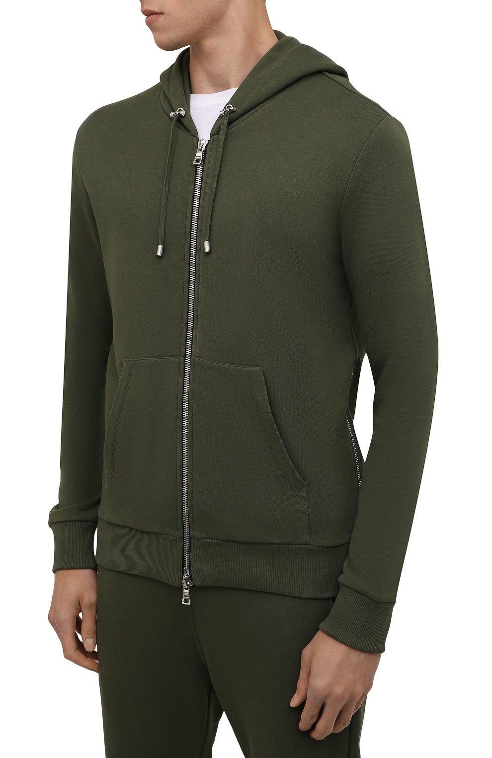 Хлопковая толстовка BALMAIN, арт. WH0JR010/B151, фото 3