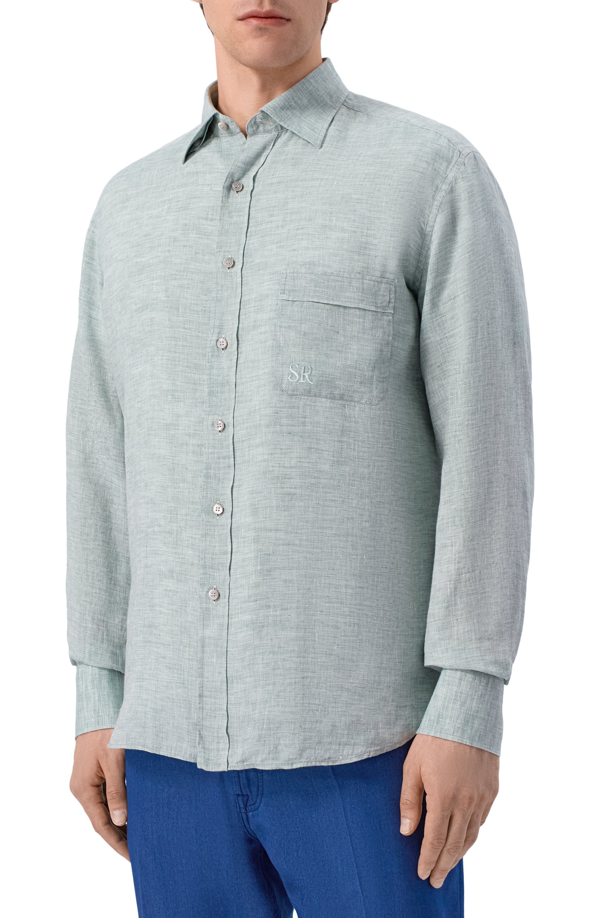 Льняная рубашка STEFANO RICCI, арт. MC007783/BX2922, фото 3