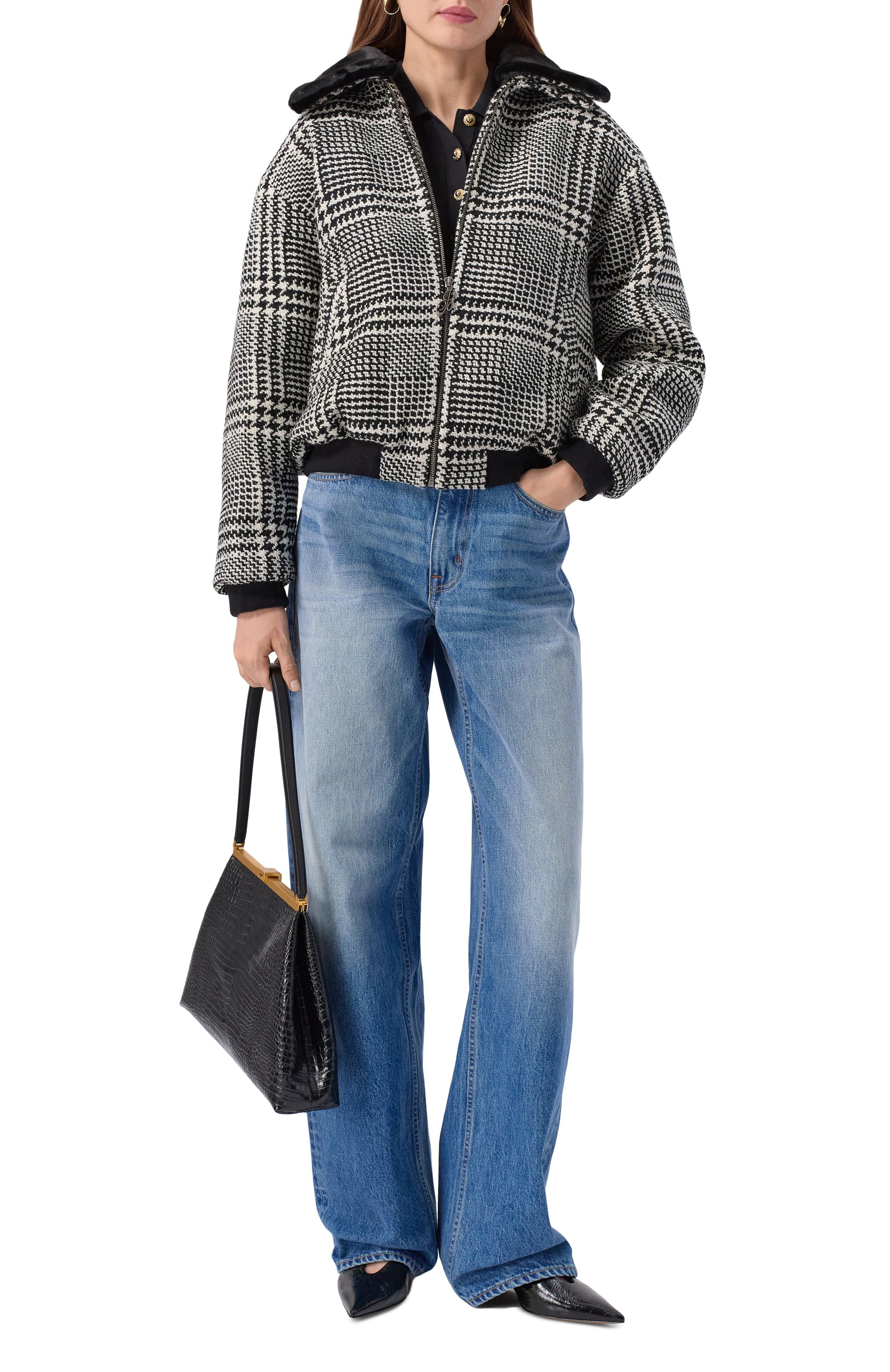 Твидовый бомбер BOTROIS, арт. SKU08863563, фото 2