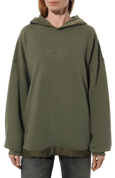 Хлопковое худи COMME DES FUCKDOWN, арт. CFABW01188, фото 3
