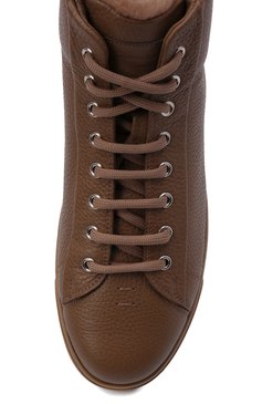 Кожаные кеды GIANVITO ROSSI, арт. S20386.W1CAM.B0XCAML, фото 1