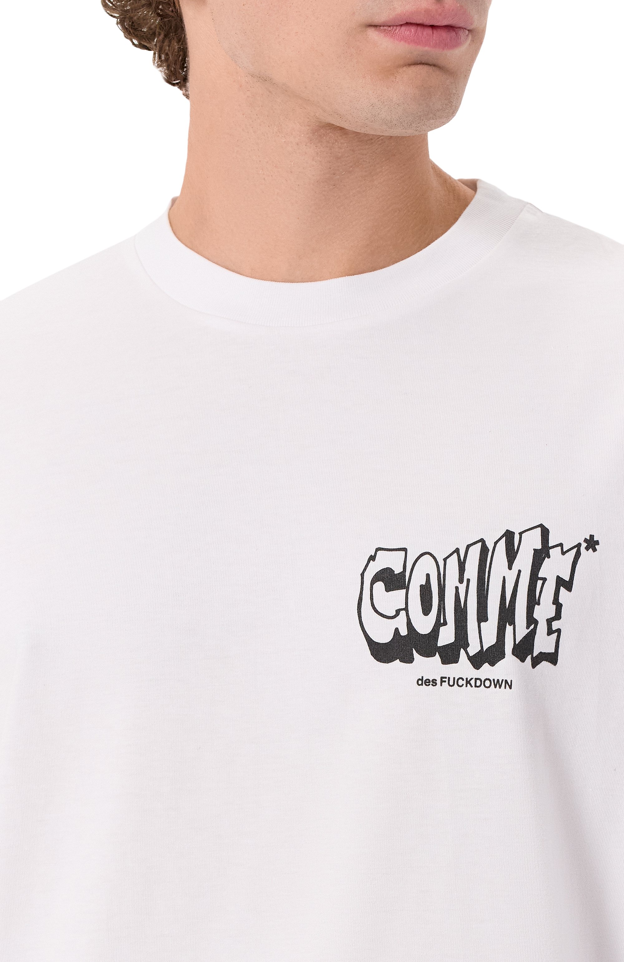 Хлопковая футболка COMME DES FUCKDOWN, арт. CFABM01784, фото 5