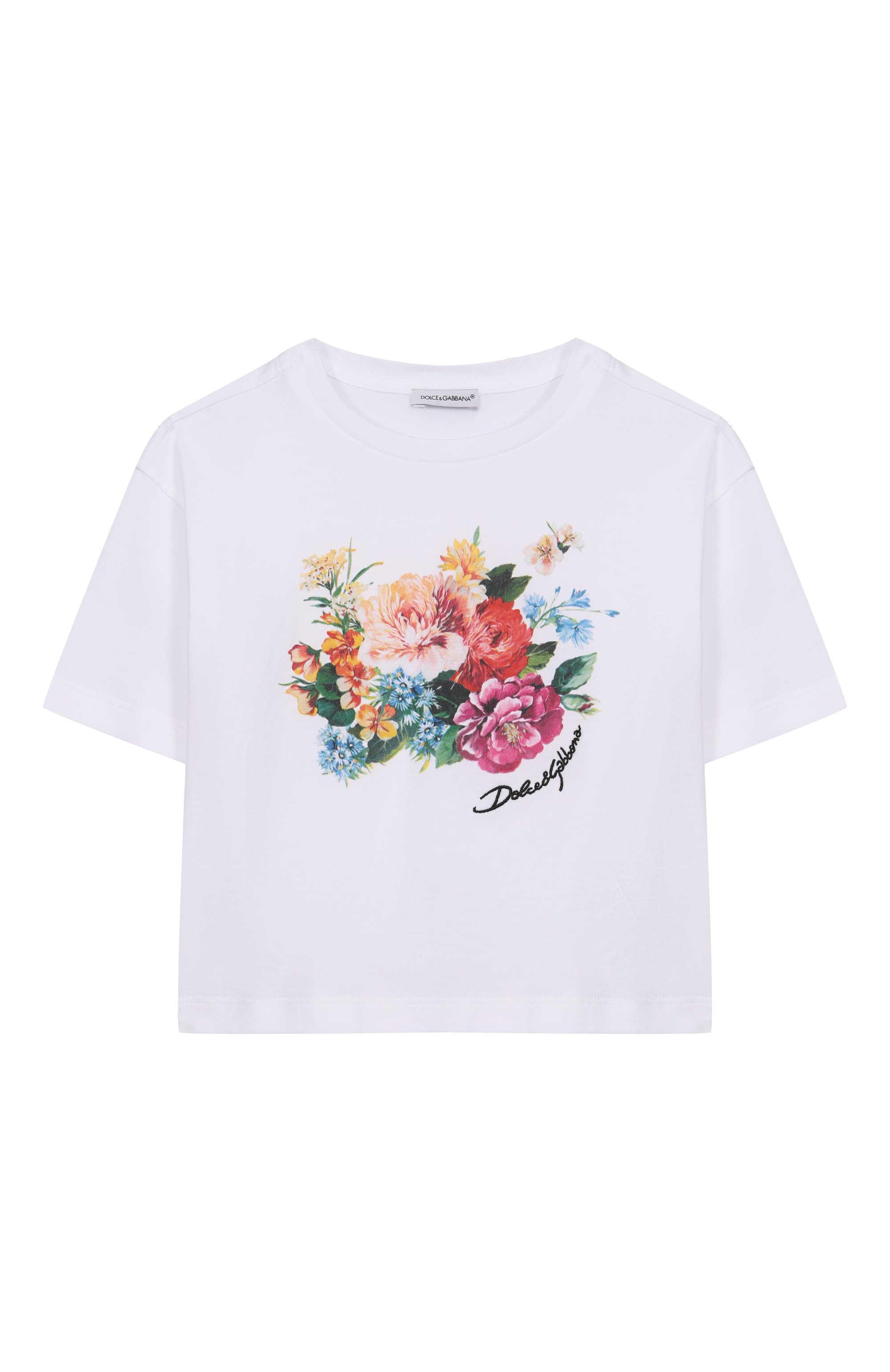 Хлопковая футболка DOLCE & GABBANA, арт. L5JTNL/G7PHR/2-6, фото 1