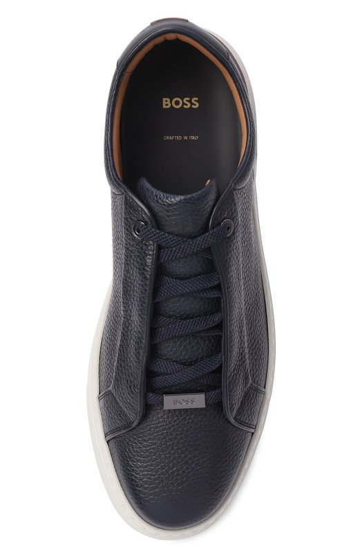 Кожаные кеды Gary BOSS 50545153 Синий  50545153 Фото 5