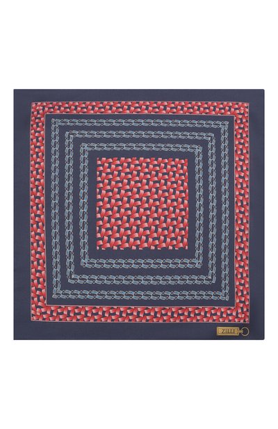 Шелковый платок ZILLI красного цвета по цене 8995 руб., арт. 51600/HANDKERCHIEF, фото 3 Шелковый платок ZILLI, арт. 51600/HANDKERCHIEF, фото 3