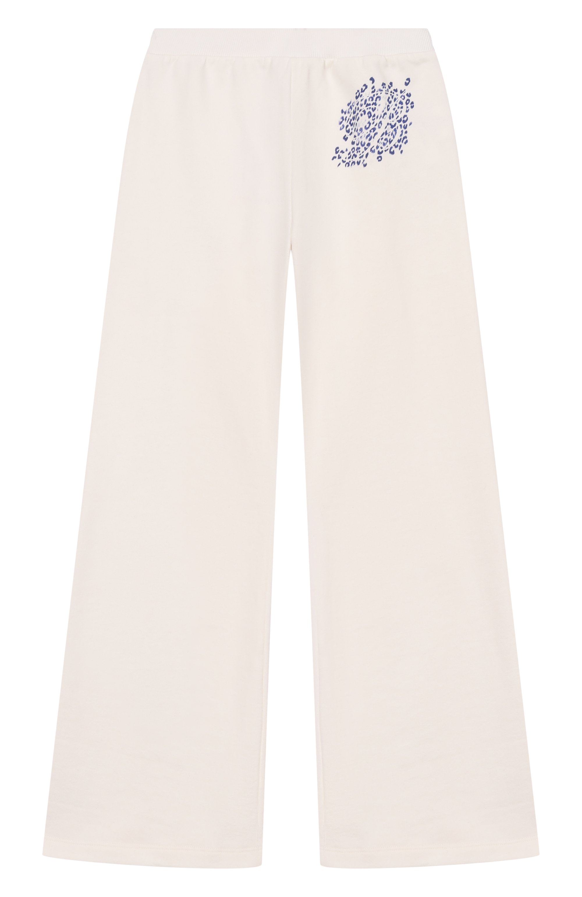 Хлопковые брюки BLUMARINE кремового цвета по цене 12150 руб., арт. BFPA0460/FF016_001, фото 1 Хлопковые брюки BLUMARINE, арт. BFPA0460/FF016_001, фото 1