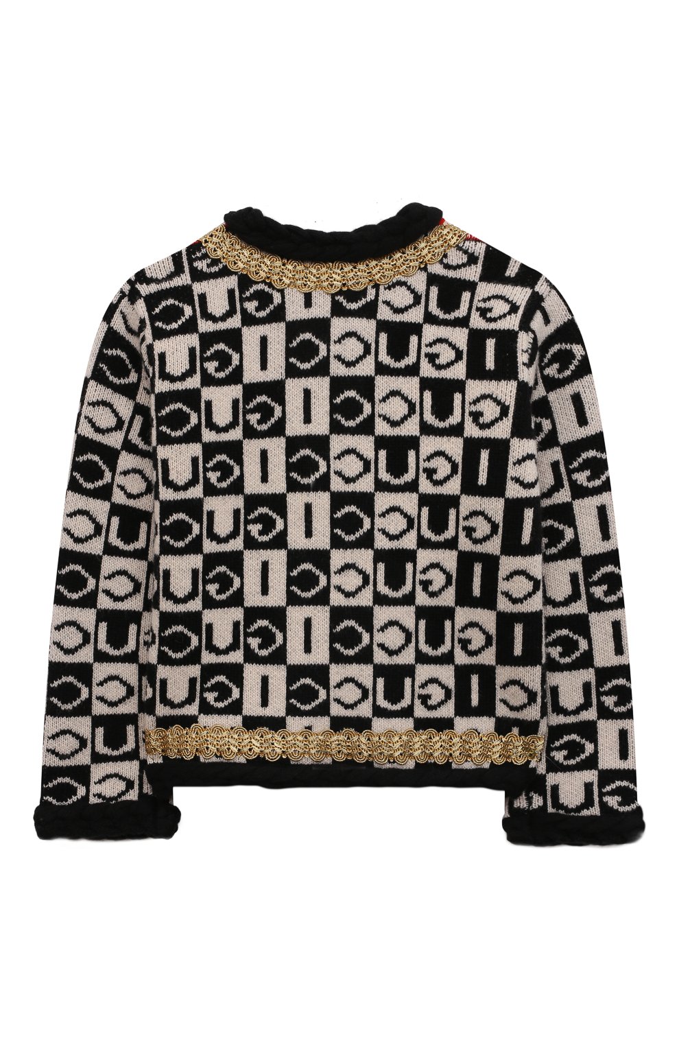 Шерстяной кардиган GUCCI разноцветного цвета по цене 59950 руб., арт. 596267 XKA6C, фото 2 Шерстяной кардиган GUCCI, арт. 596267 XKA6C, фото 2