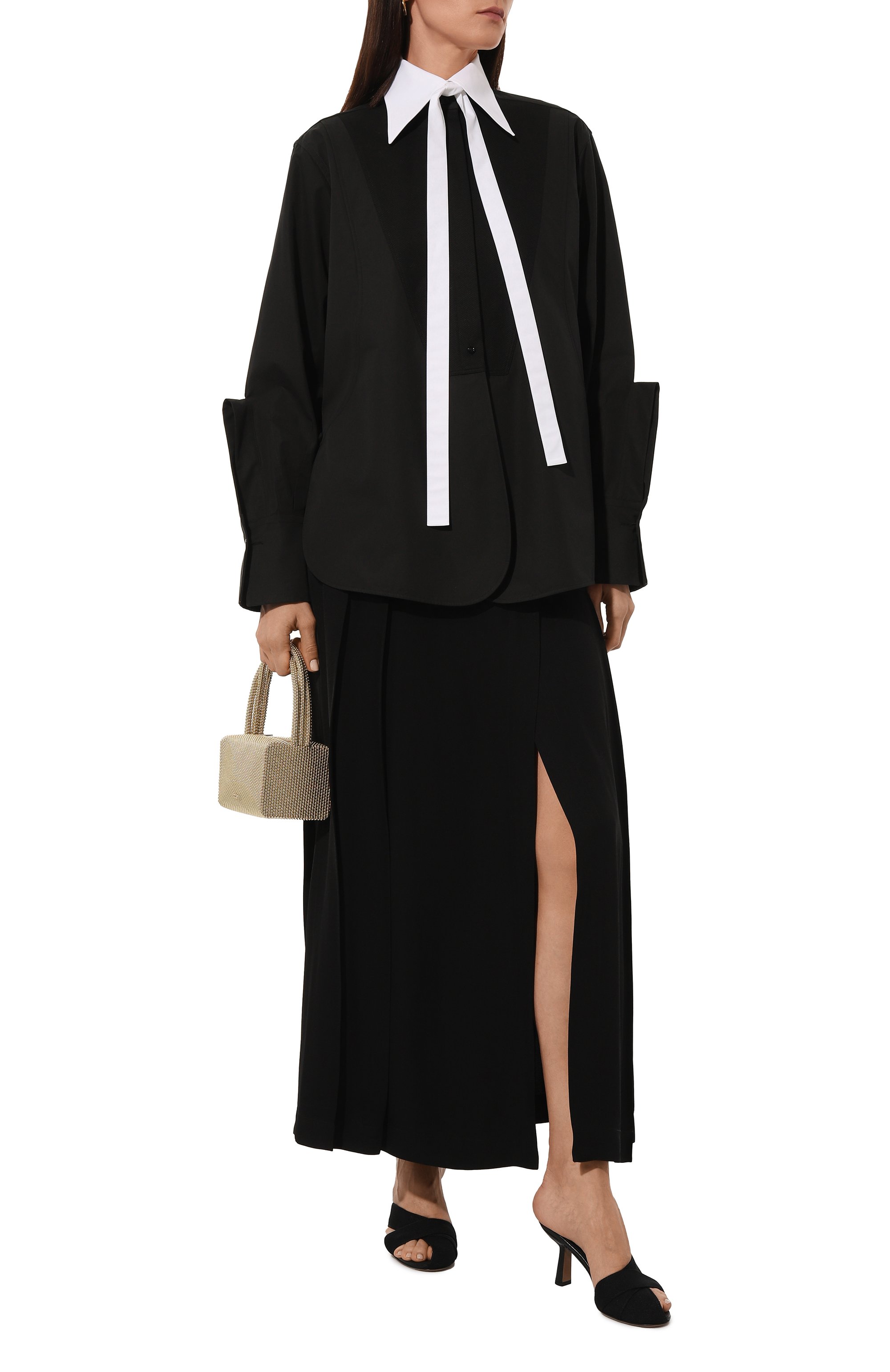 Хлопковая блузка VALENTINO, арт. 3B3AB5905A6, фото 2