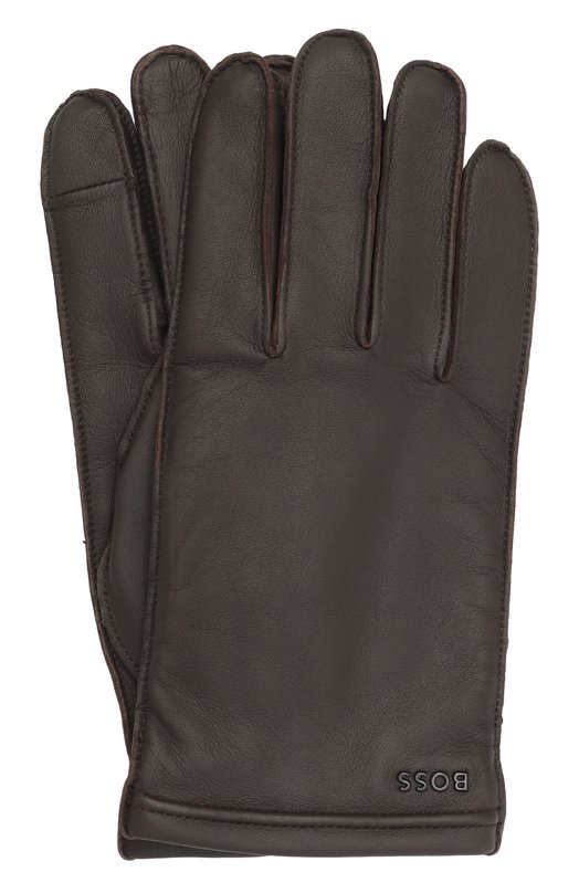 Кожаные перчатки BOSS 50526680 Коричневый 50526680