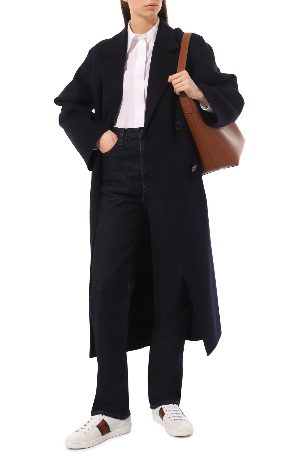 Кожаные кеды new ace GUCCI, арт. 431942 A38G0, фото 2