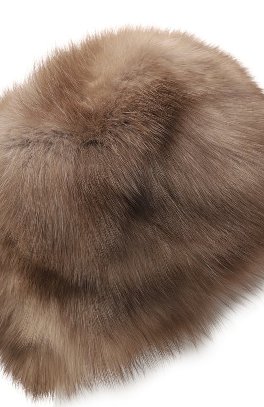 Меховая шапка из соболя VICTORIA KUSENKOVA 063600005676 Коричневый  063600005676 Фото 3