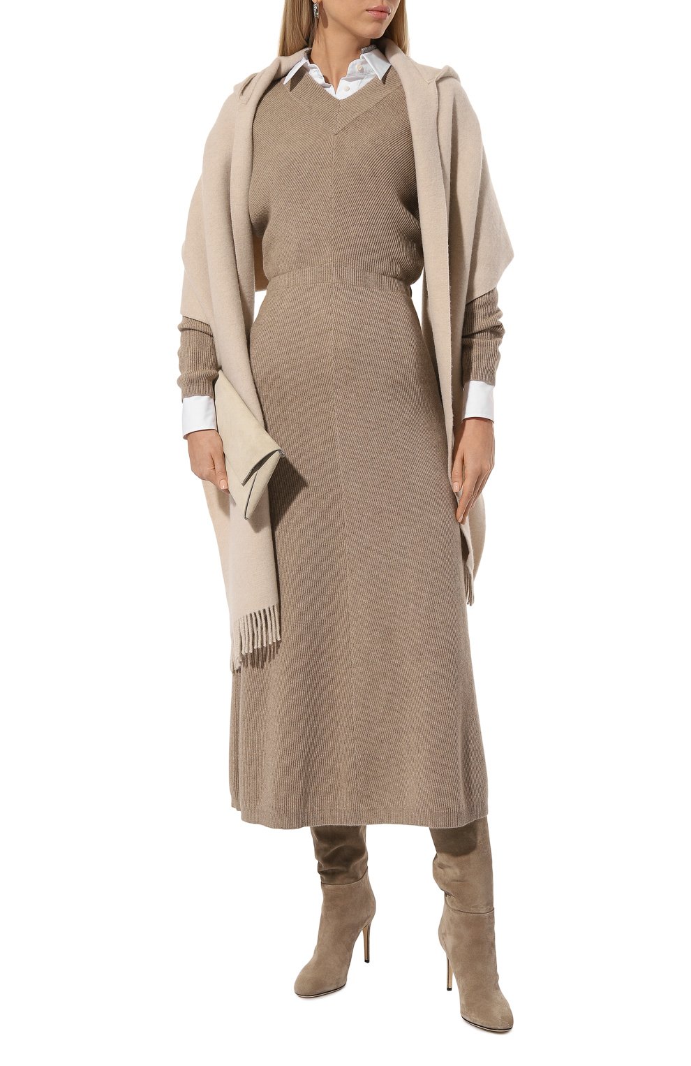 Накидка из шерсти и кашемира BRUNELLO CUCINELLI, арт. MSCDAGW83, фото 2