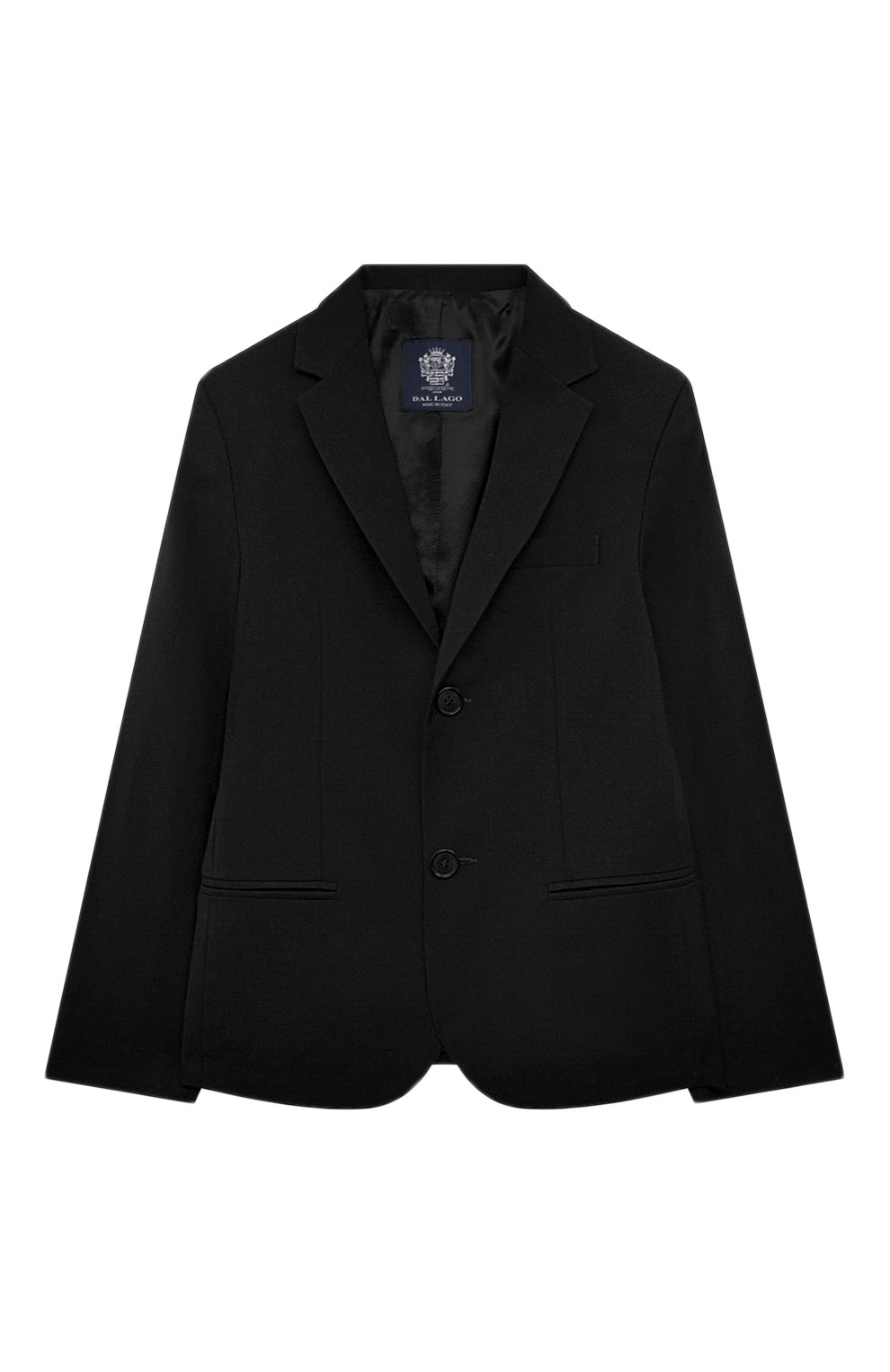 Шерстяной костюм DAL LAGO черного цвета по цене 54200 руб., арт. N011/1011/7-12, фото 2 Шерстяной костюм DAL LAGO, арт. N011/1011/7-12, фото 2