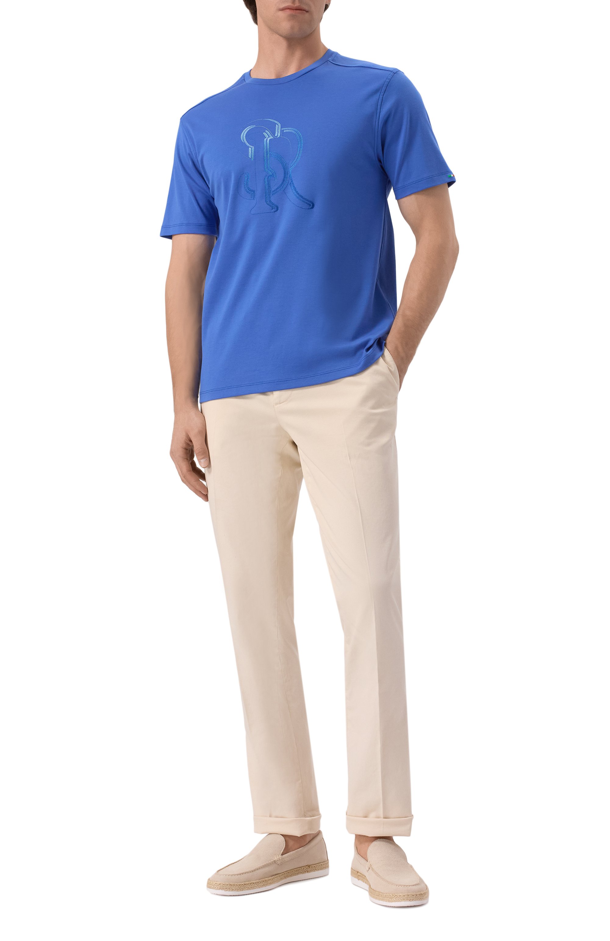 Хлопковая футболка STEFANO RICCI, арт. MNH5204260/LUXT, фото 2