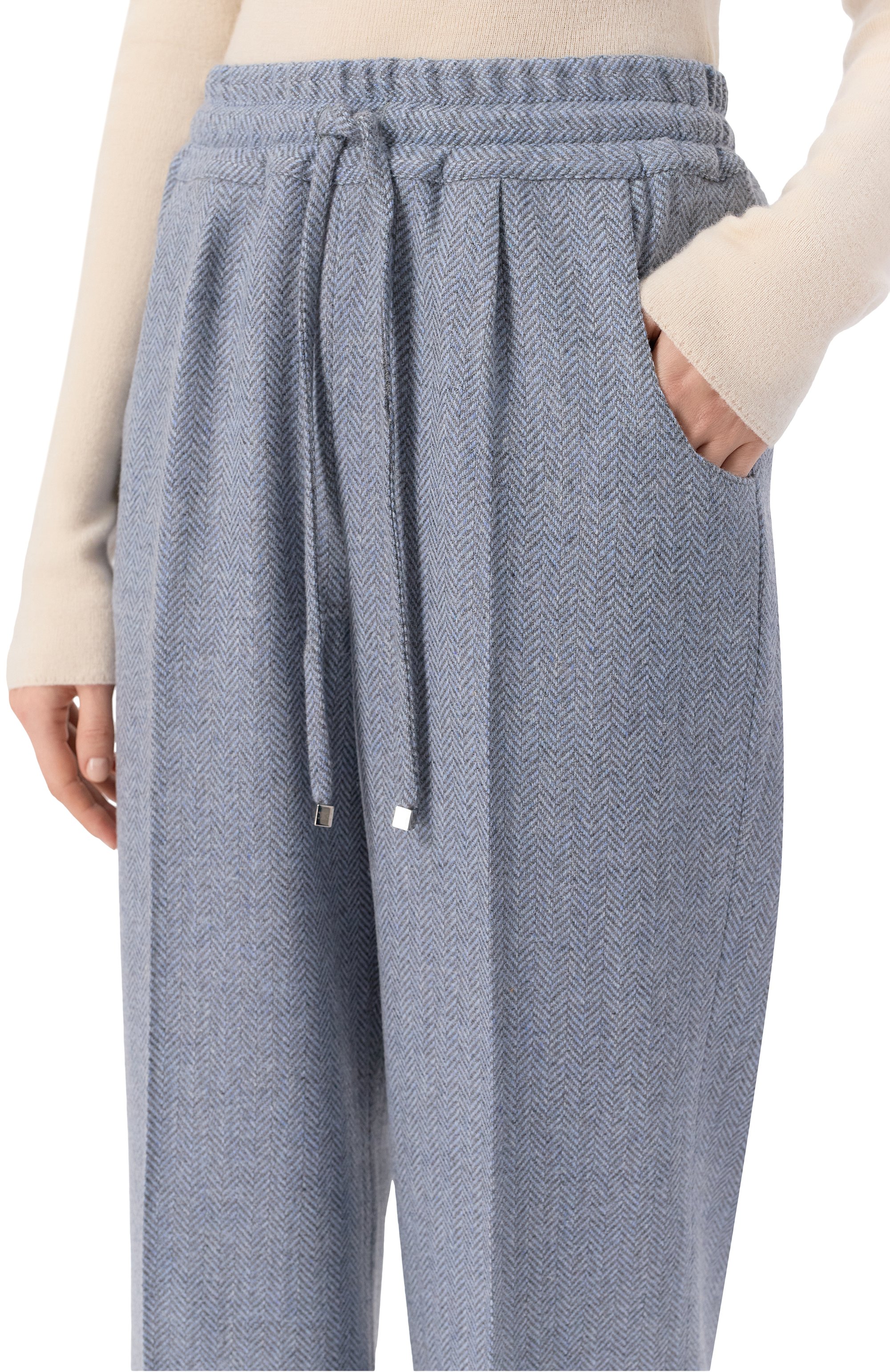 Шерстяные брюки KITON, арт. D48122S0692002, фото 5