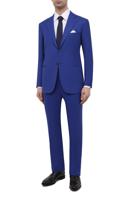 

Шерстяной костюм Kiton, Синий