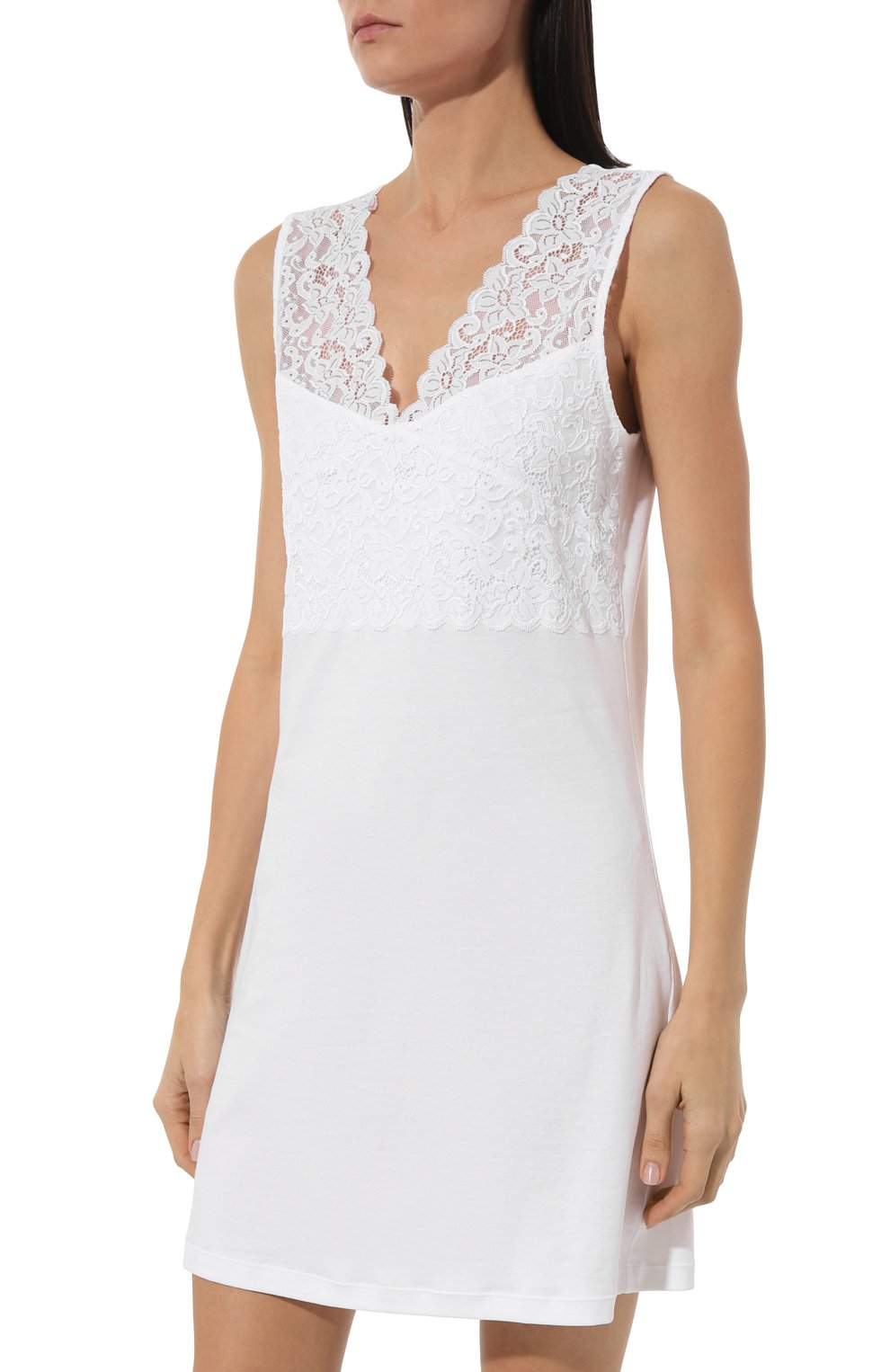 Сорочка HANRO белого цвета по цене 22810 руб., арт. 077929., фото 3 Сорочка HANRO, арт. 077929., фото 3