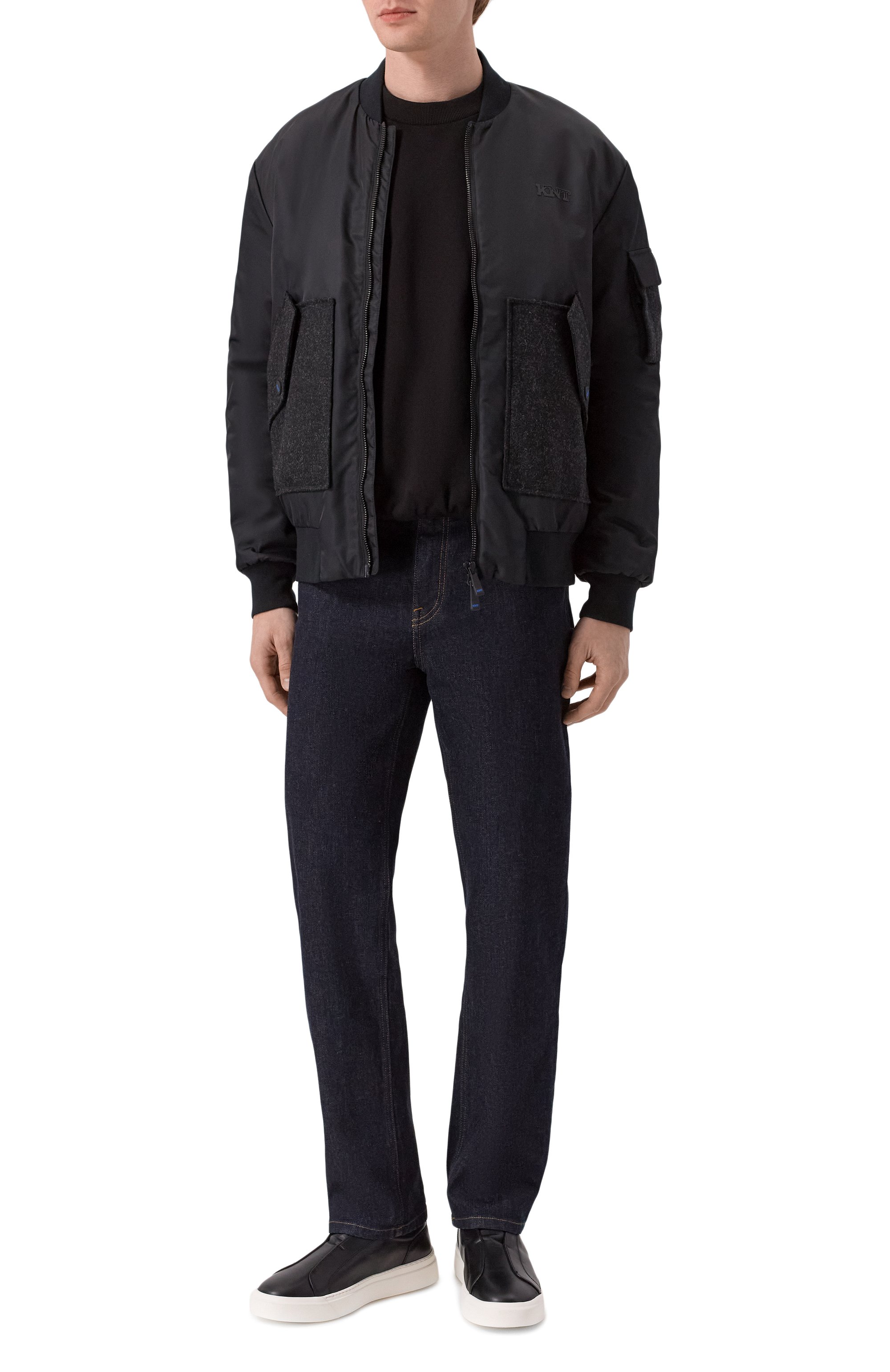 Кожаные кеды KITON, арт. USSA279N0129801, фото 2