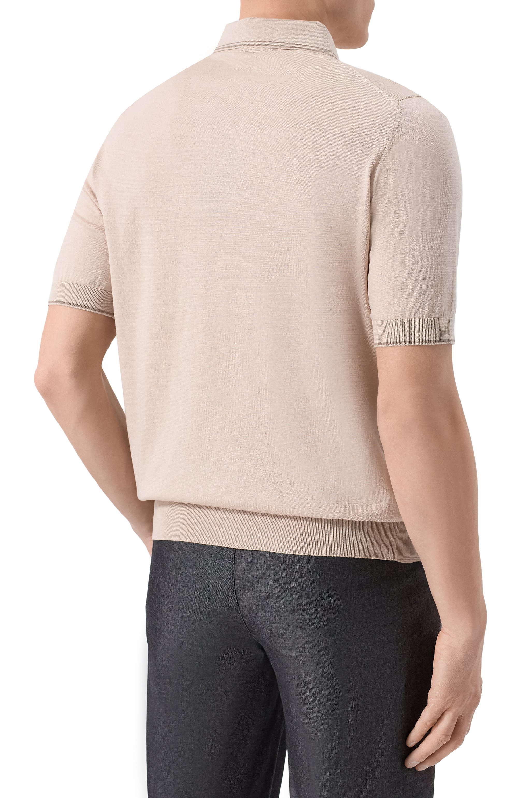 Поло из хлопка и шелка MVST, арт. M26.CSM.K425, фото 4