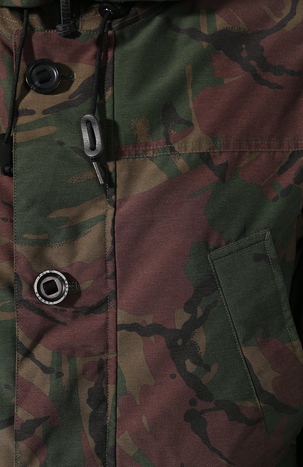 Пуховая парка POLO RALPH LAUREN хаки цвета по цене 67550 руб., арт. 710759968, фото 5 Пуховая парка POLO RALPH LAUREN, арт. 710759968, фото 5