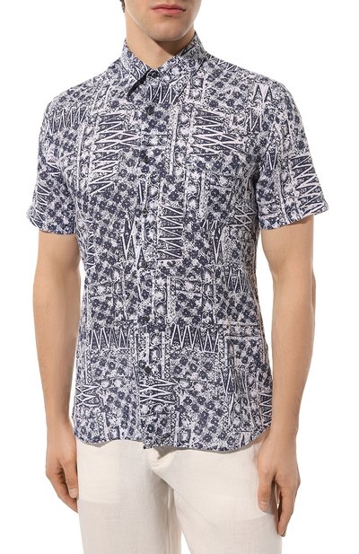 Льняная рубашка 120% LINO, арт. Y0M1368/000G182/000, фото 3