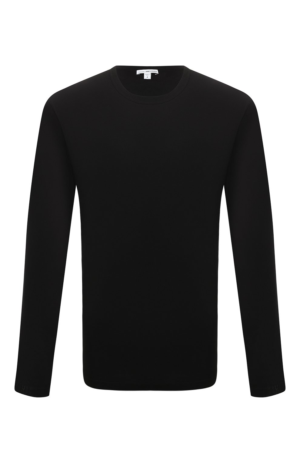 Хлопковый лонгслив JAMES PERSE, арт. MLJ3351/BLK, фото 1