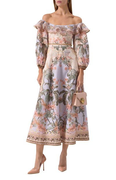 Льняное платье ZIMMERMANN, арт. 1718DRS251, фото 2