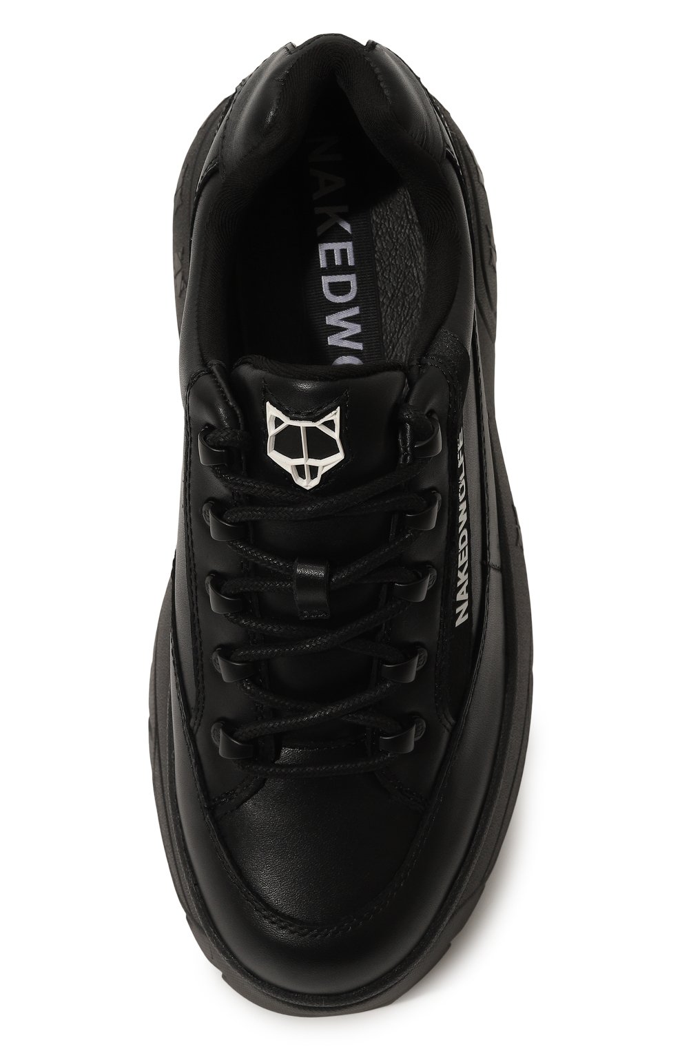 Кожаные кроссовки sprinter NAKED WOLFE черного цвета по цене 29350 руб., арт. SPRINTER, фото 6 Кожаные кроссовки sprinter NAKED WOLFE, арт. SPRINTER, фото 6
