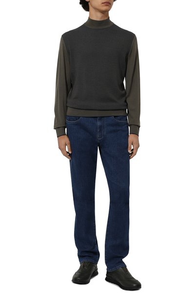 Кожаные кроссовки KITON, арт. USSA107N0109804, фото 2