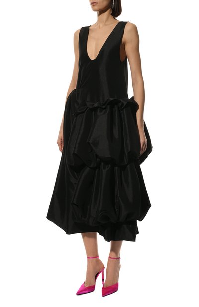 Шелковое платье KIKA VARGAS, арт. AGN0DICE DRESS/TAFFETA, фото 3