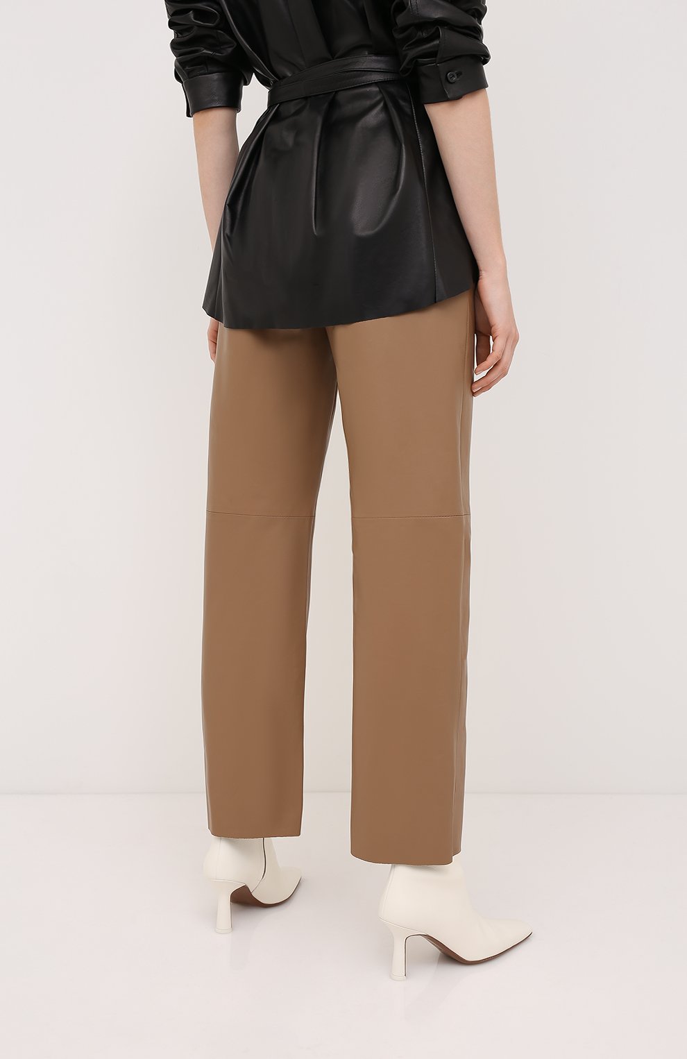 Кожаные брюки DROME, арт. DPD1947P/D400P, фото 4