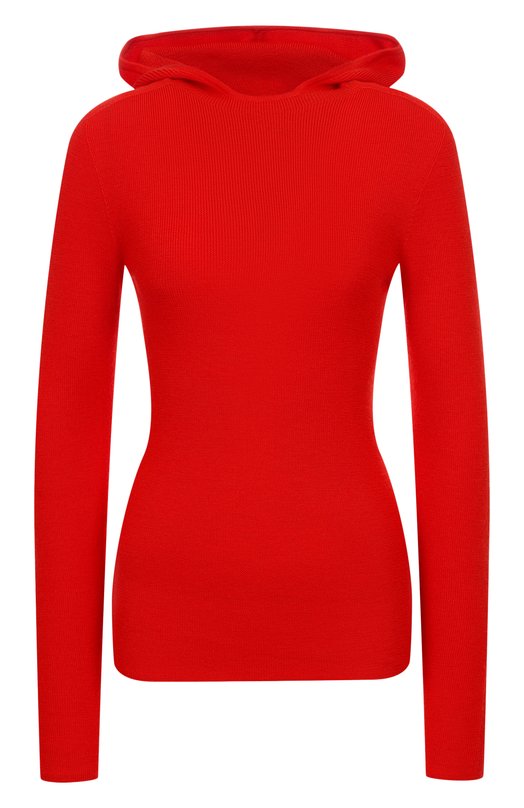 Шерстяное худи Lesyanebo LN08H-011_CHI Красный LN08H-011_CHI