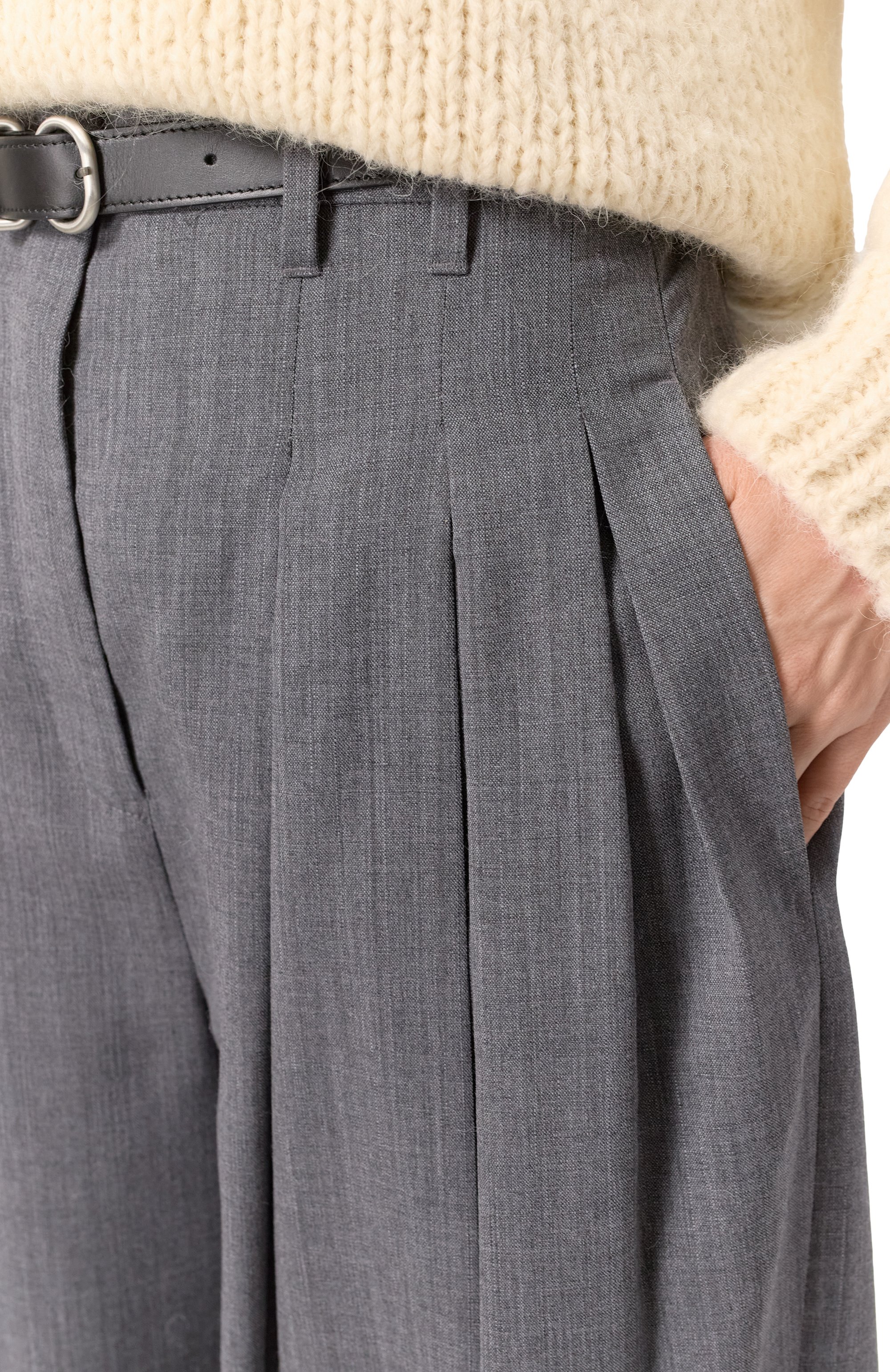 Шерстяные брюки JIL SANDER, арт. J02KA0241-J40171, фото 5