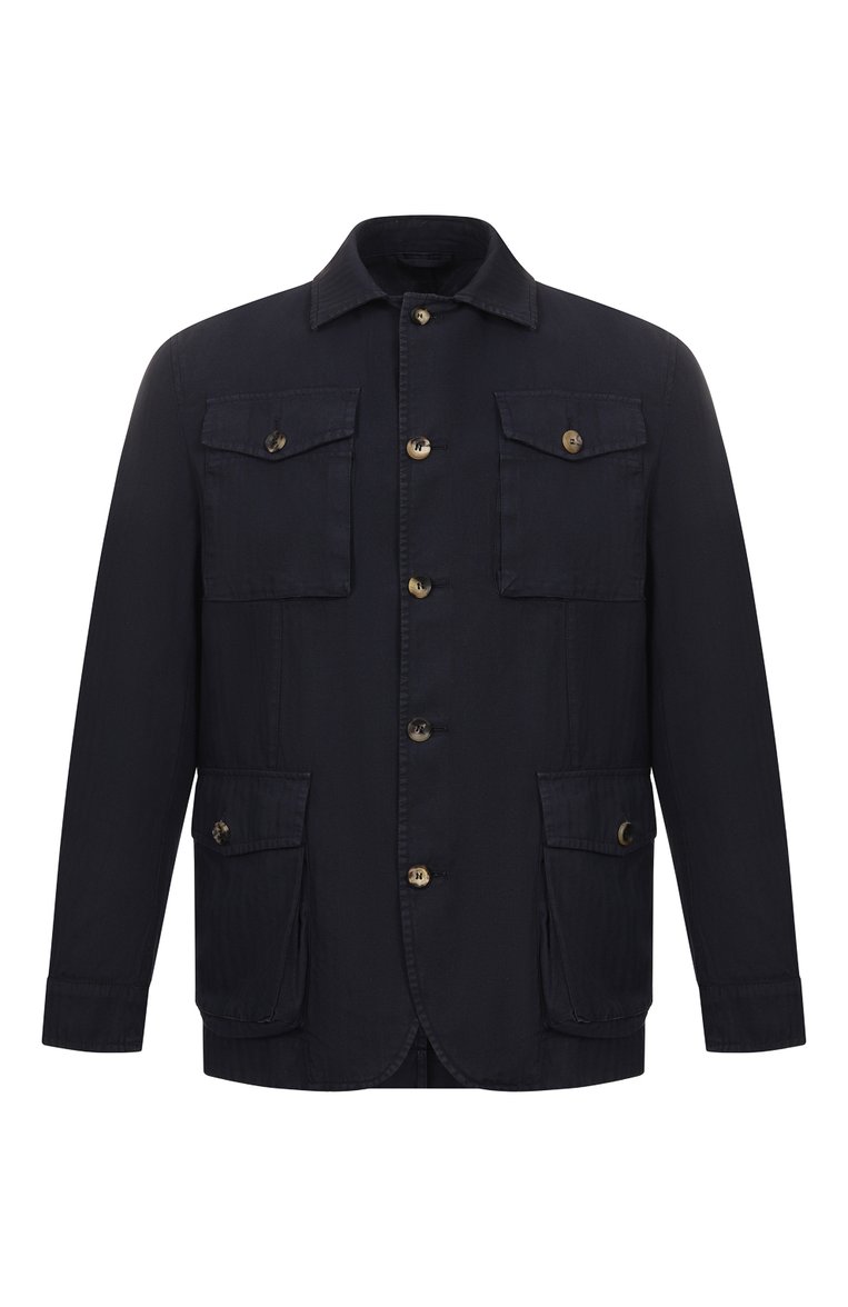 Куртка из хлопка и льна GIAMPAOLO, арт. GO705 TJ1103-74, фото 1