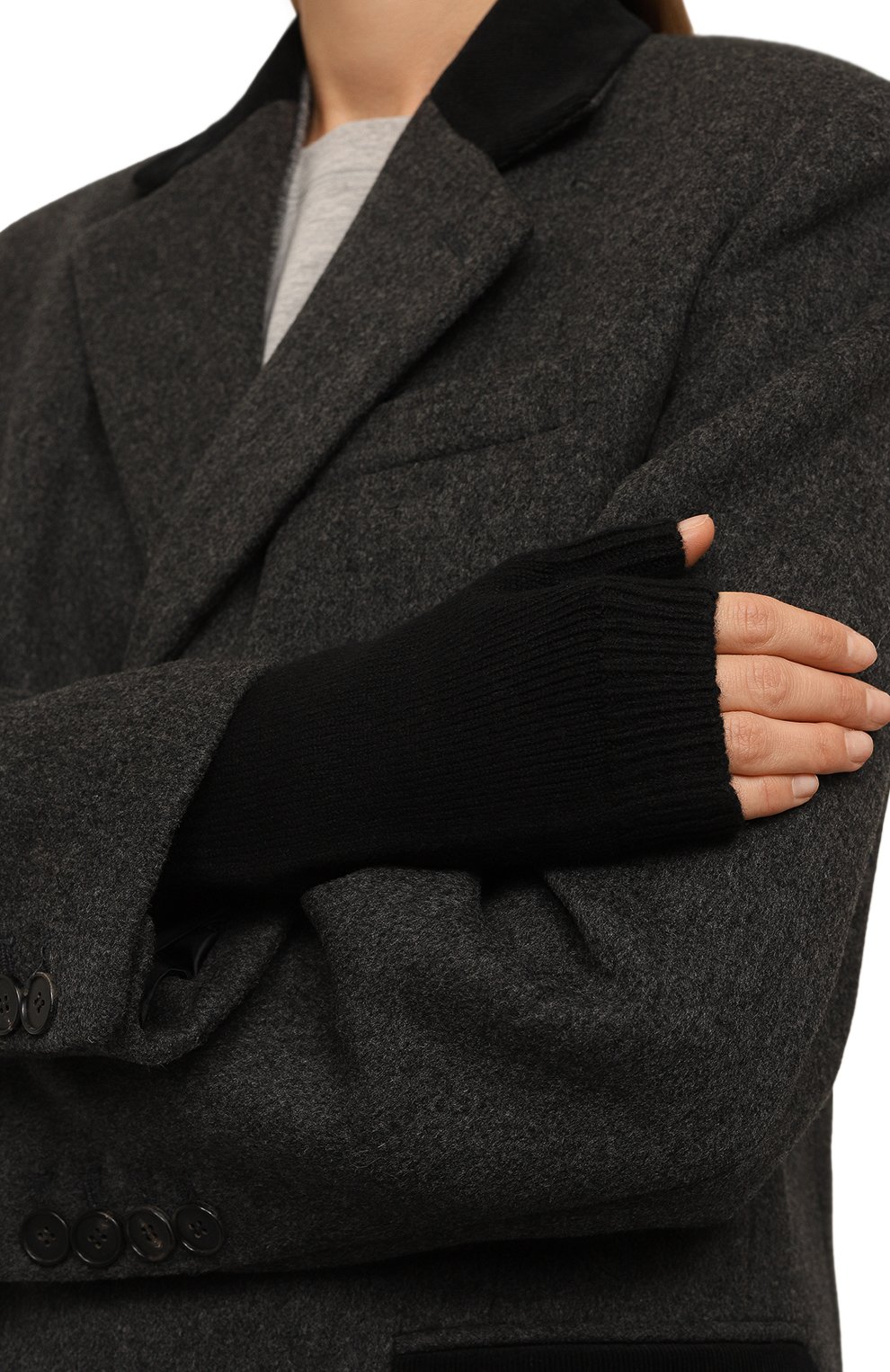 Митенки из шерсти и кашемира TEGIN, арт. CW5231-712, фото 2